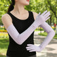 Arm Sleeves with Gloves Adjustable Cuff Breathable Cooling Sun Sleeves for Outdoor Use