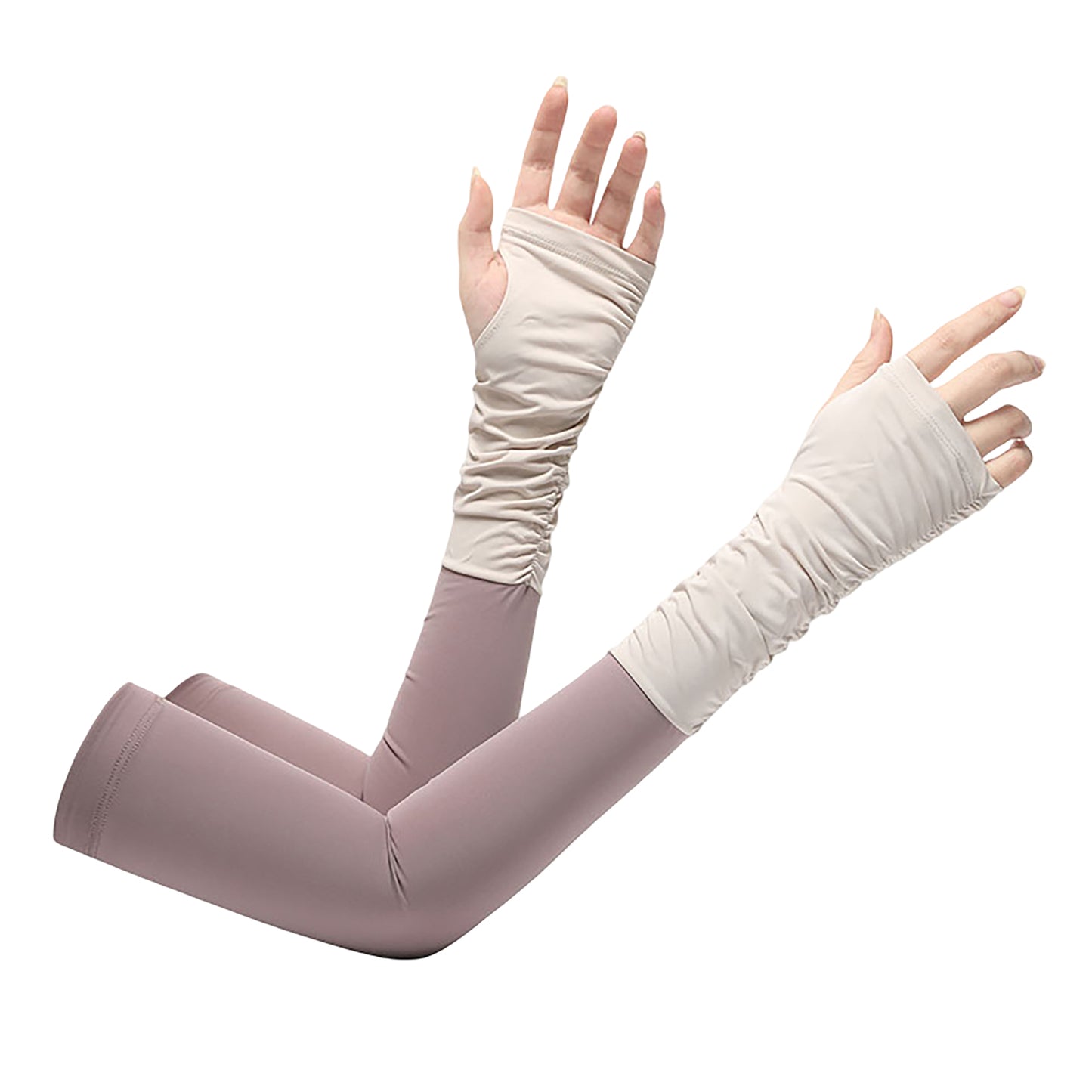 UV Protection Arm Sleeves Breathable Cooling Stretch Sun Sleeves for Outdoor Activities
