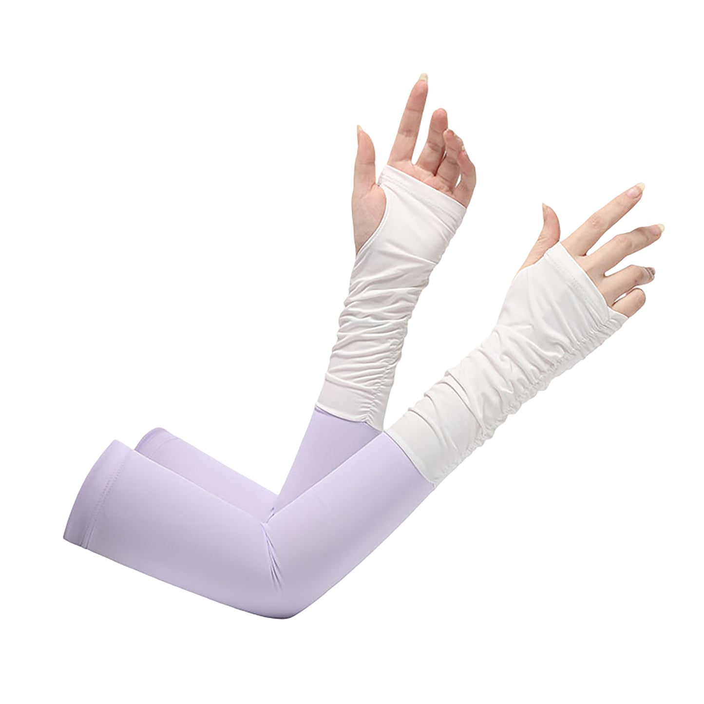UV Protection Arm Sleeves Breathable Cooling Stretch Sun Sleeves for Outdoor Activities