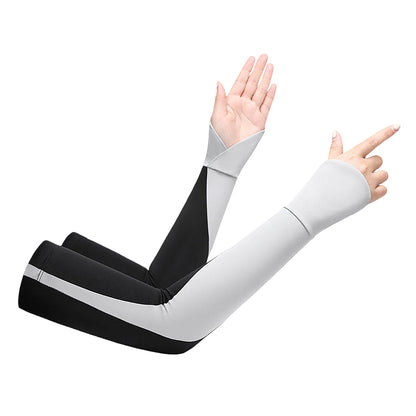 Arm Sleeves Lightweight Stretch Cooling Sun Sleeves for Outdoor Driving Running Cycling