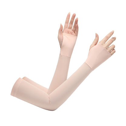 Arm Sleeves Lightweight Cooling Stretch Breathable Sun Sleeves for Driving Running Cycling