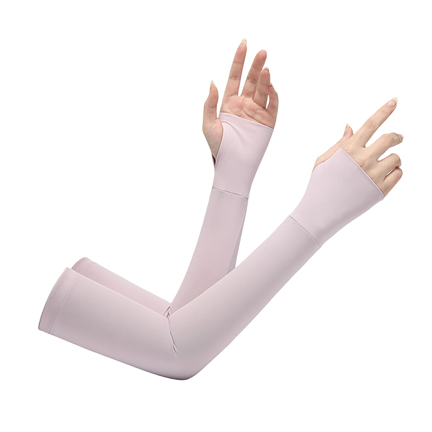 Arm Sleeves Lightweight Cooling Stretch Breathable Sun Sleeves for Driving Running Cycling