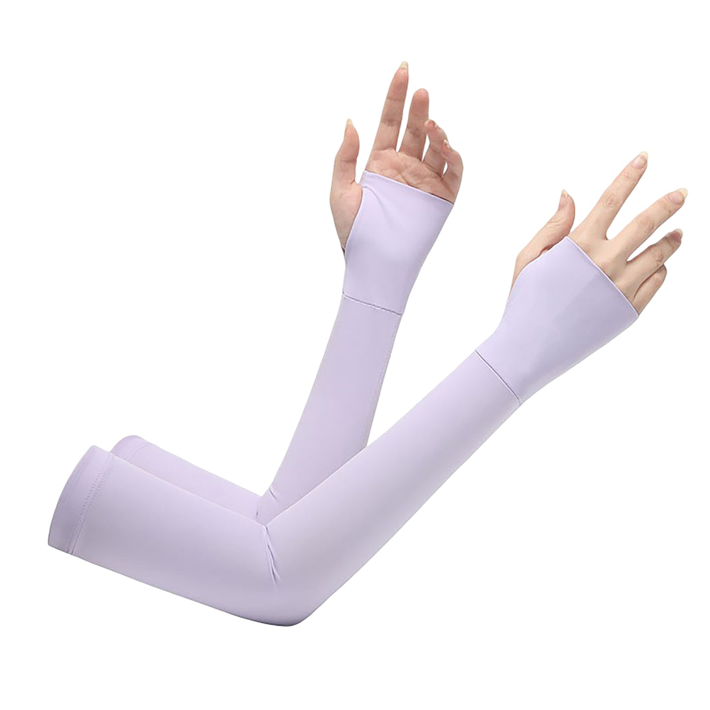 Arm Sleeves Lightweight Cooling Stretch Breathable Sun Sleeves for Driving Running Cycling