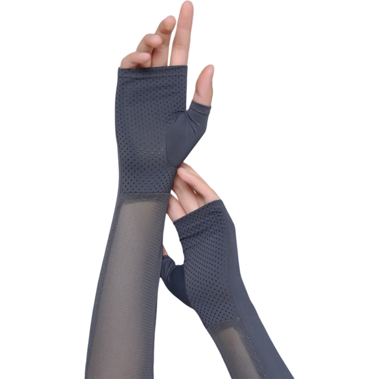 Arm Sleeves Mesh Breathable Lightweight Cooling Sun Sleeves for Driving Running Cycling