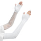Arm Sleeves Mesh Breathable Lightweight Cooling Sun Sleeves for Driving Running Cycling