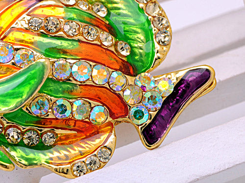 Multi Colored Tropical Colorful Angel Fish Key Chain