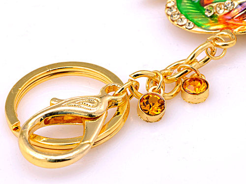 Multi Colored Tropical Colorful Angel Fish Key Chain