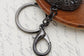 Gun Grey Gothic Creepy Black Skull Head Key Chain