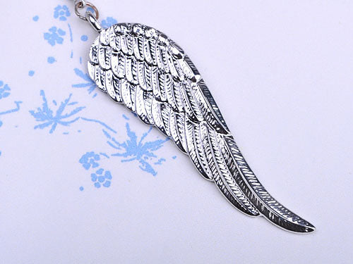 Silver Colored Crown Heart Wing Key Chain