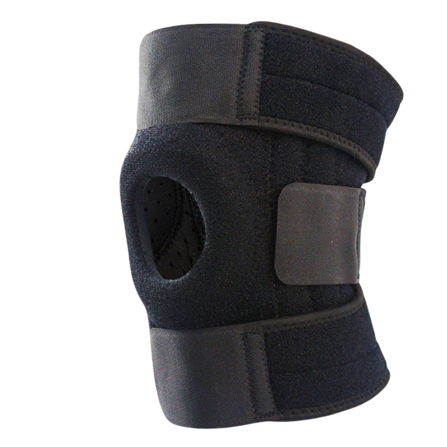 1 Pc Adjustable Knee Support Brace with Open Patella Design and Reinforced Stabilizer Pad