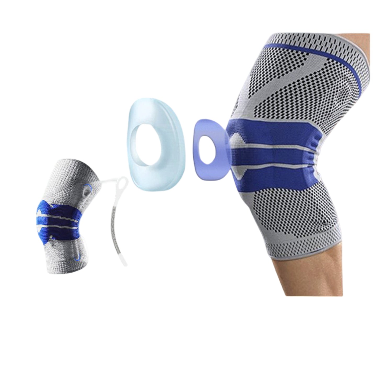 1 Pc Volleyball Knee Compression Sleeves with Targeted Support and Breathable Athletic Fit