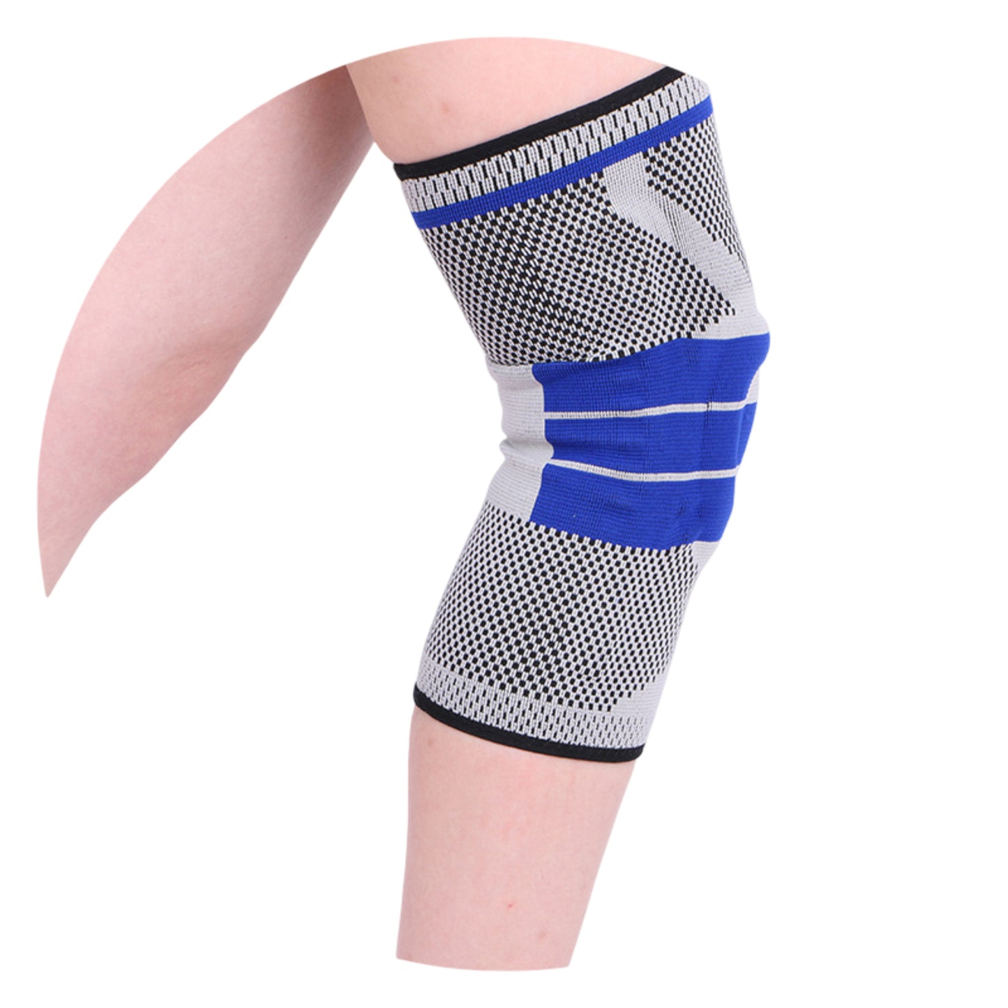 1 Pc Volleyball Knee Compression Sleeves with Targeted Support and Breathable Athletic Fit