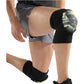 2 Pc Volleyball Knee Pads with Thick Shock Absorbing Cushion and Stretch Compression Sleeve Fit