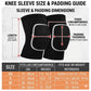 Volleyball Knee Pads 2 Pc Elastic Sleeve with Shock Absorbing Cushion for Court Protection