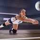 Volleyball Knee Pads 2 Pc Elastic Sleeve with Shock Absorbing Cushion for Court Protection