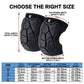 Workout Knee Pads 2 Pc with Shock Absorbing Cushion and Stretch Compression Sleeve Support
