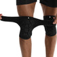 Workout Knee Pads 2 Pc with Shock Absorbing Cushion and Stretch Compression Sleeve Support