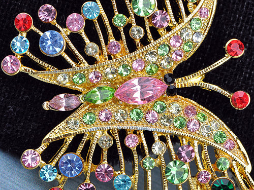 Multicolored Colorful Butterfly Chain Necklace