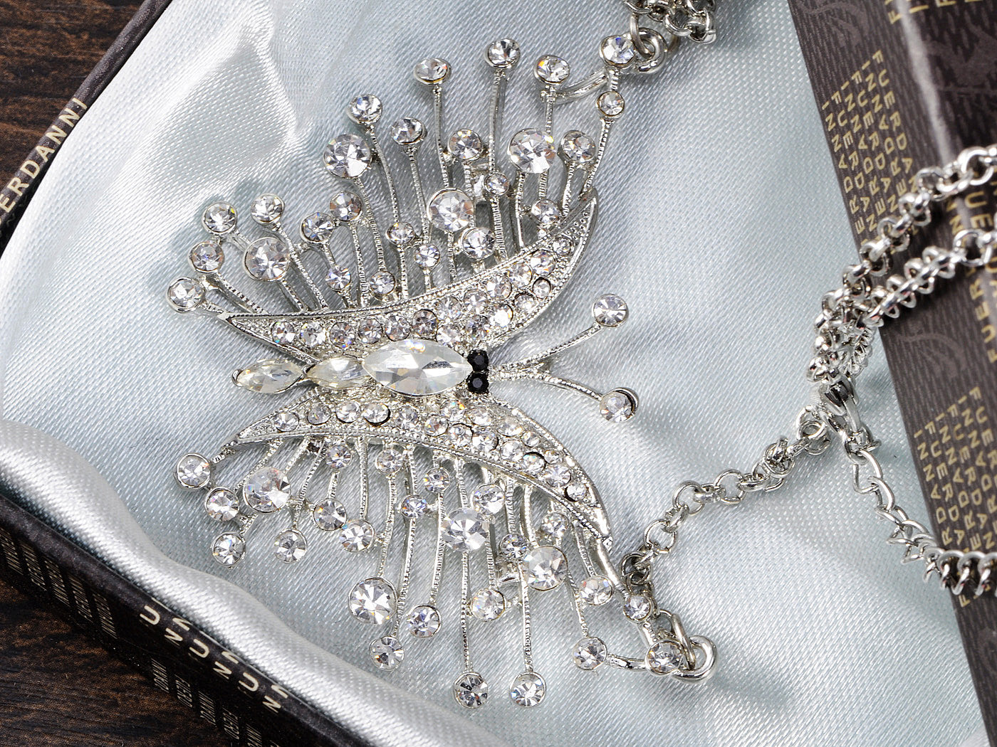 Multicolored Colorful Butterfly Chain Necklace