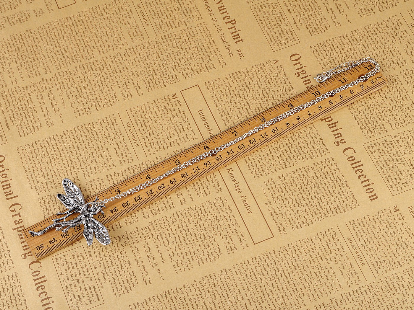 Dragonfly Pendant Necklace Amethyst Colored Purple Pink Emerald Colored Green White