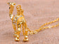 Painted Hot Hump Camel Pendant Necklace