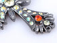 Orange Colorful Cross Pendant Chain Necklace