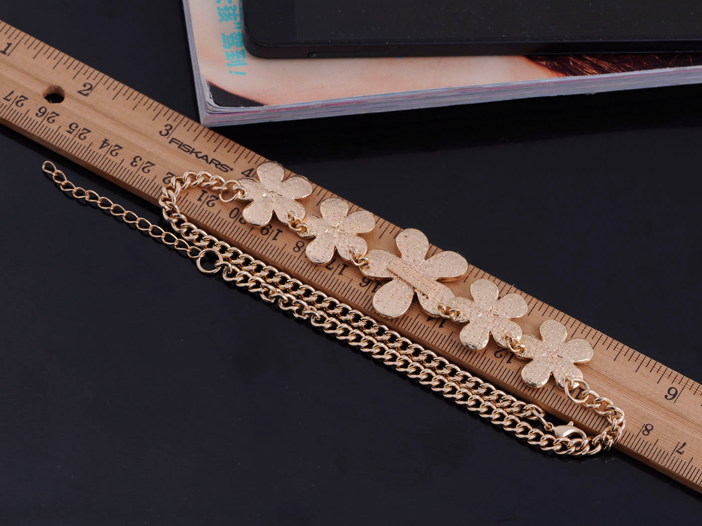 Flower Chain Shell Petal Necklace