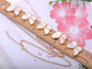 Mini Butterfly White Shell Like Wing Rhine Necklace