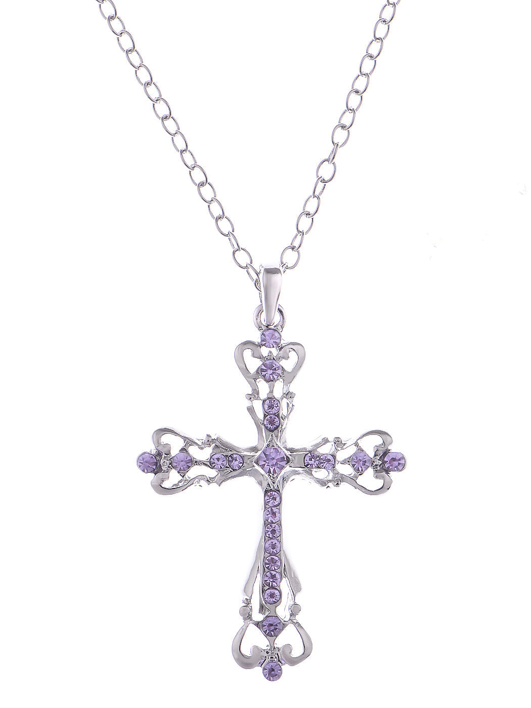 Gun Black Celtic Cross Pendant Necklace