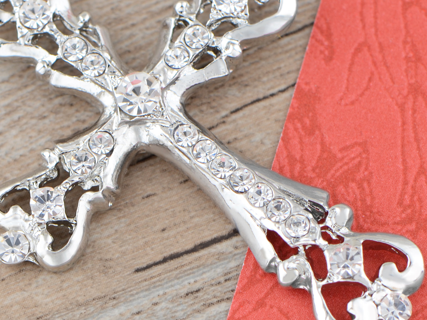 Gun Black Celtic Cross Pendant Necklace