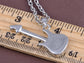 Petite Rock Star Electric Guitar Ab Pendant Necklace