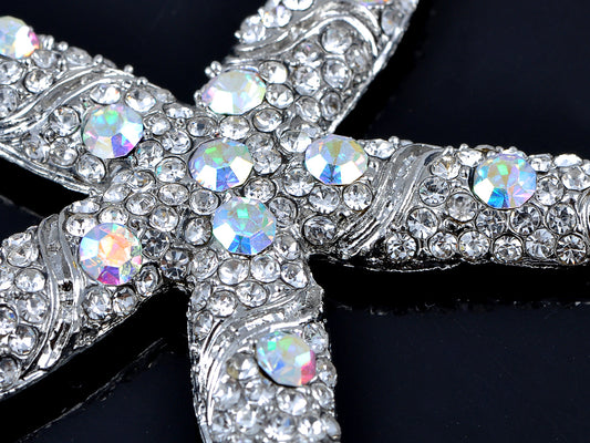 Ocean Starfish Beach Pendant Necklace