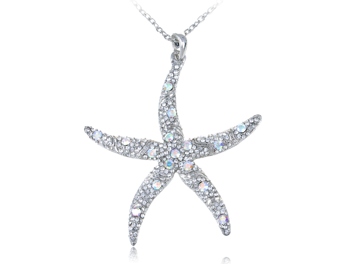 Ocean Starfish Beach Pendant Necklace