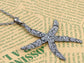 Ocean Starfish Beach Pendant Necklace