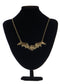 Frightening Halloween Black Enamel Paint Flying Bat Chain Necklace Pendant