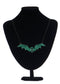 Frightening Halloween Black Enamel Paint Flying Bat Chain Necklace Pendant
