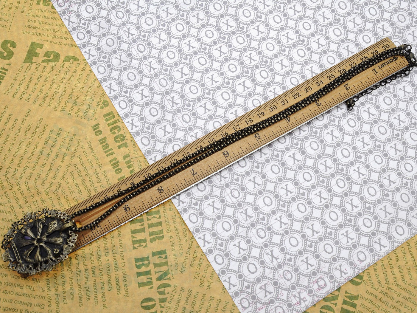 Gun Cameo Lady Victorian Pendant Necklace