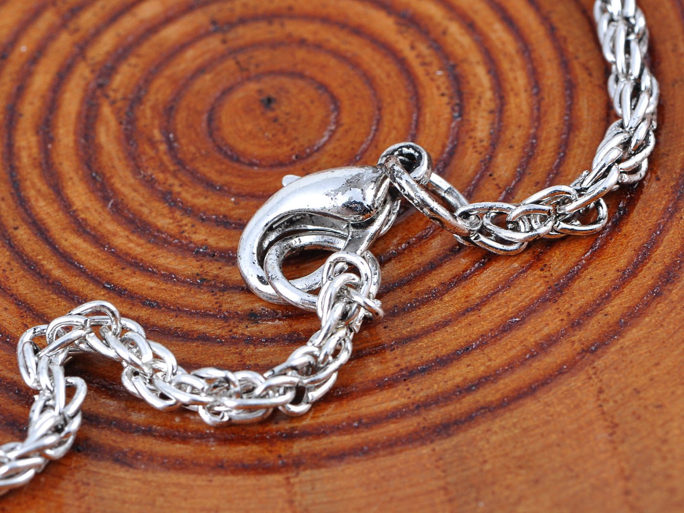 Intricate Pattern Jewel Iced Out Fleur De Lis Heart Shape Fancy Pendant Necklace