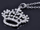 Princess Queen Crown Pendant Necklace