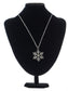 Tons Holiday Winter Snowflake Pendant Necklace