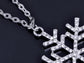 Tons Holiday Winter Snowflake Pendant Necklace