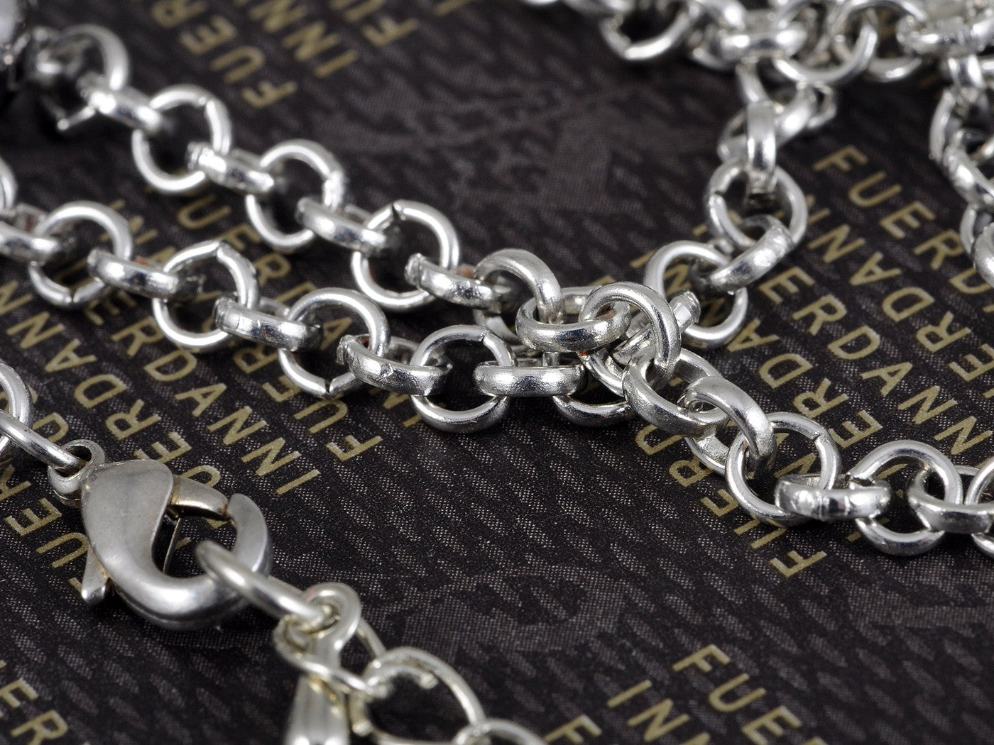 Hematite Czech Spider Pendant Necklace Black Purple Gun