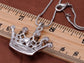 Emperor Royal Crown Pendant Necklace Perfect For King & Queens!