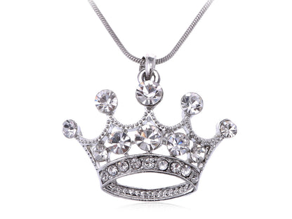 Emperor Royal Crown Pendant Necklace Perfect For King & Queens!