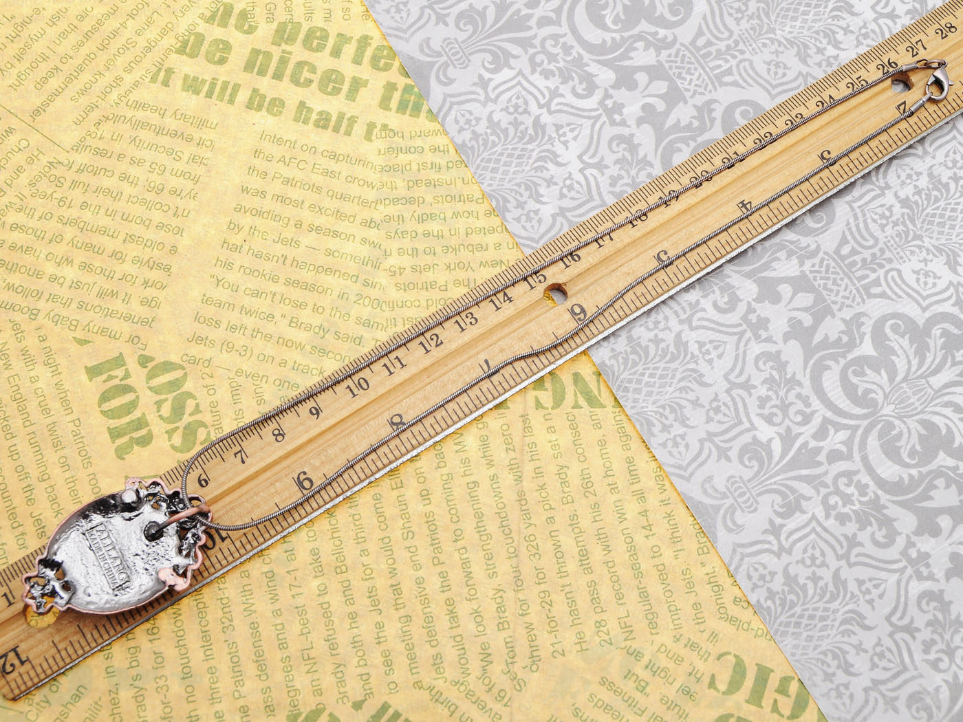 Gun Cameo Lady Victorian Pendant Necklace