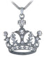 Queen Crown Princess Pendant Necklace