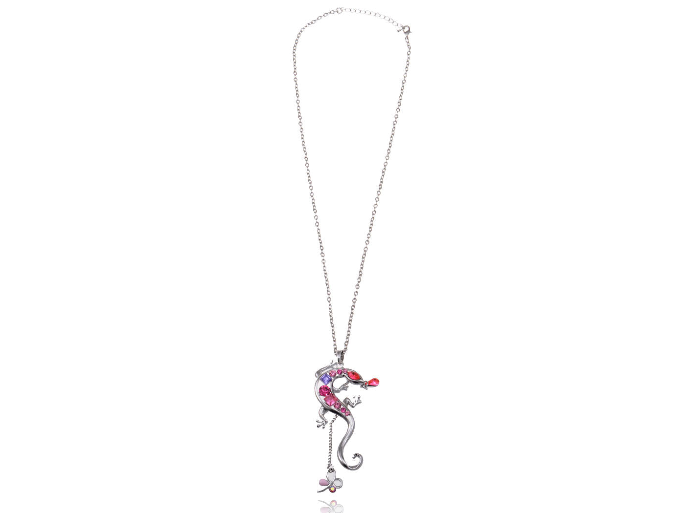 Rose Elements Lizard Necklace Pendant