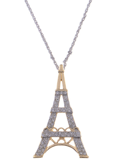 Soft Eiffel Tower Paris Pendant Necklace