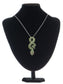 Green Snake White Red Accents Day In Jungle Beauty Champ Necklace