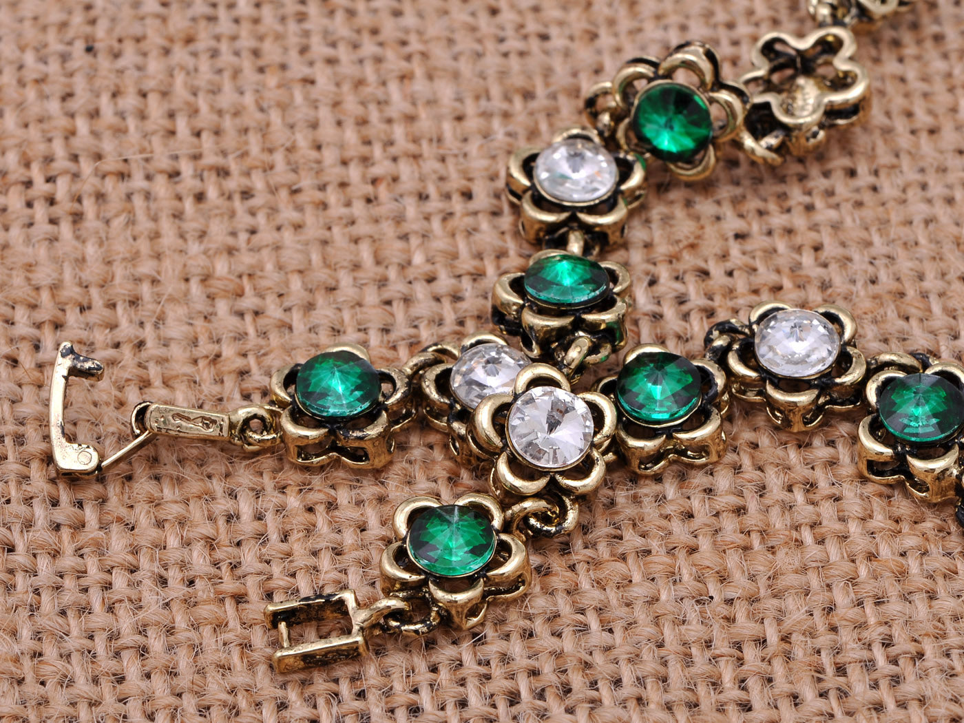 Cuddly Panda Multi Coloured Encrusted Ornate Chain Necklace